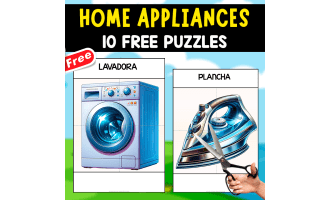 SPANISH HOME APPLIANCES | 10 FREE PUZZLES