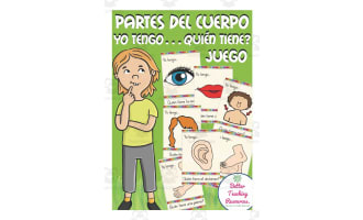 Spanish: I Have Who Has? | Body Parts Card Game