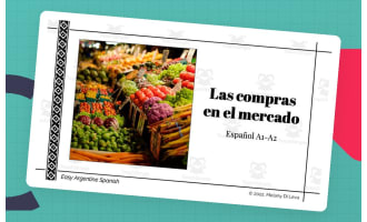 Spanish: In The Supermarket Activity