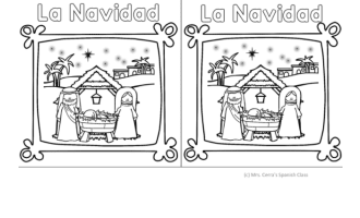 Spanish Interactive Notebook - The Nativity
