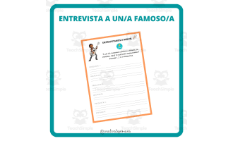Spanish: LA ENTREVISTA AL FAMOSO - The Interview of a Famous Person