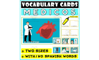 Spanish Language Vocabulary Flashcards 13