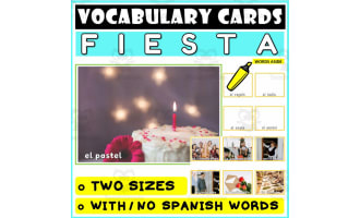 Spanish Language Vocabulary Flashcards 29