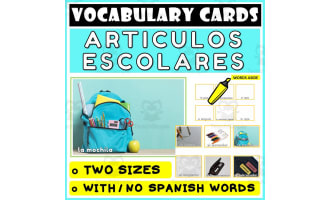 Spanish Language Vocabulary Flashcards 34