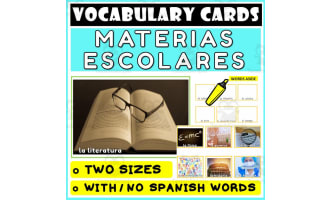 Spanish Language Vocabulary Flashcards 35