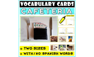 Spanish Language Vocabulary Flashcards 6