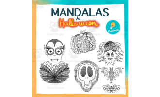 Spanish: MANDALAS HALLOWEEN - CREATIVATE