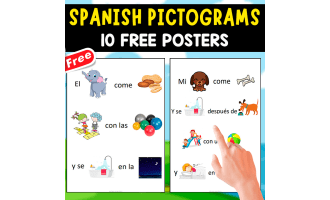 SPANISH PICTOGRAMS | 10 FREE POSTERS