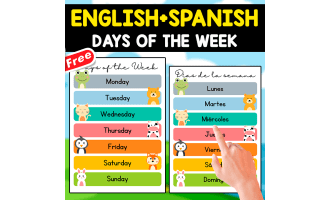 Spanish Days of the Week – Classroom Poster