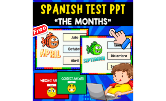 SPANISH PPT GAME | THE MONTHS | VOCABULARY