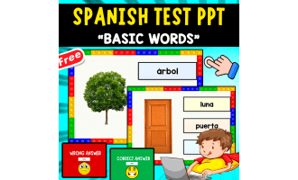 SPANISH PPT QUIZ | 10 BASIC WORDS | QUESTIONS