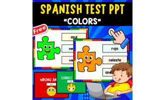 SPANISH PPT QUIZ | COLORS IN SPANISH | VOCABULARY
