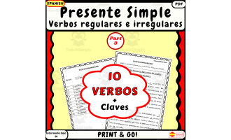 Spanish Present Simple practice Part 3 Gapped text with  keys