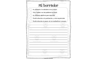 Spanish: Primary Writing Program | "This weekend I'm probably going to...." - Escritura Primaria en español.