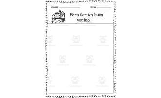 Spanish: Primary Writing Program | "To be a good neighbor..." Escritura Primaria en español