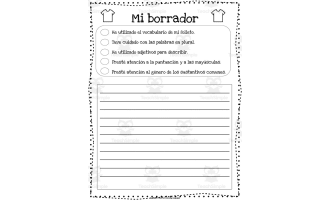 Spanish: Primary Writing Program | "Today I have.." - Escritura Primaria en español.
