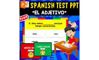 SPANISH QUIZ PPT | EL ADJETIVO