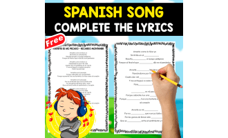 SPANISH SONG EXERCISE | Complete the lyrics | AMARTE ES MI PECADO