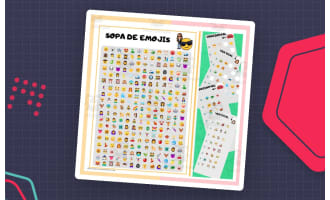 Spanish: SOPA DE EMOJIS - Emojis' Soup