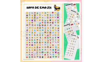 Spanish: SOPA DE EMOJIS - Emojis' Soup