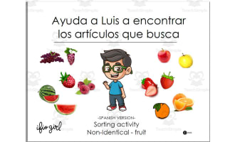 SPANISH - sorting non-identical fruit