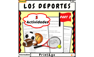 Spanish sports Los deportes actividades Parte 2