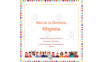 Spanish: Taller de Escritura: Mes de la Herencia Hispana