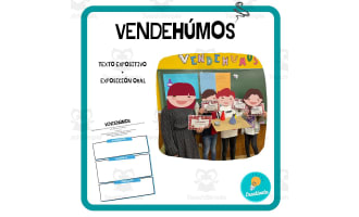 Spanish: TALLER VENDEHÚMOS - TEXTO EXPOSITIVO - Expository Text