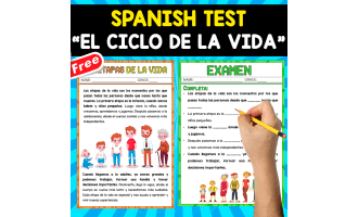 SPANISH TEST | EL CICLO DE LA VIDA | TEXT + QUESTIONS