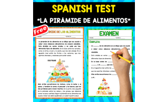 SPANISH TEST | LA PIRÁMIDE DE ALIMENTOS