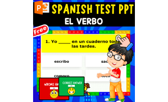SPANISH TEST OF THE VERB | 10 EXERCISES