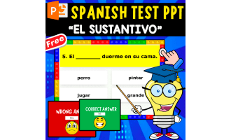 SPANISH TEST PPT | EL SUSTANTIVO