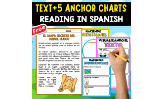 SPANISH TEXT + 5 ANCHOR CHART | El mapa secreto del árbol hueco