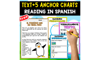 SPANISH TEXT + 5 ANCHOR CHART | El pingüino que no tenía frio