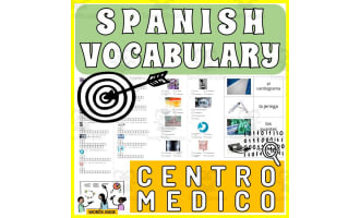 Spanish Vocabulary Flash Crossword Wordsearch Anagram MEDICAL CENTER