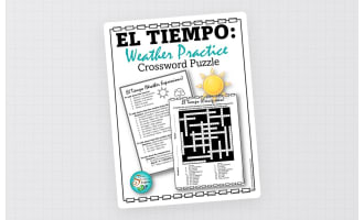 Spanish Weather Crossword Puzzle