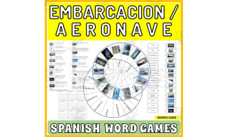 Spanish Word Puzzles Crossword Wordsearch Anagram CRAFTS