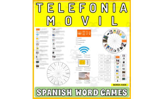 Spanish Word Puzzles Crossword Wordsearch Anagram MOBILE PHONE