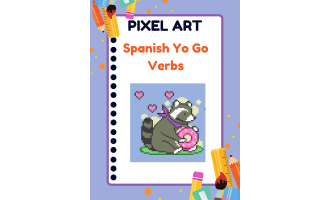 Spanish Yo Go Verbs | Pixel Art