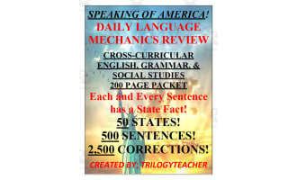 Speaking of America - Daily Language Review Packet