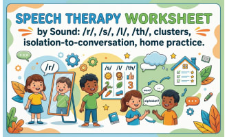 Speech Therapy Articulation by Sound