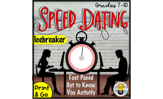 Speed Dating Get to Know Activity for Older Grades