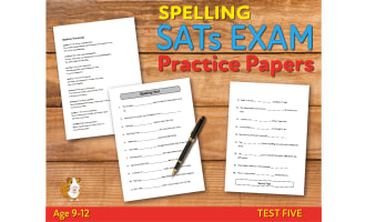Spelling Practice Papers - Test 5 (Age 9-12)