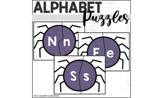 Spider Alphabet Puzzles