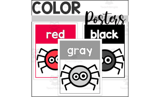 Spider Color Posters