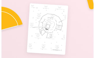 Spider Dot-to-Dot / Connect the Dots PDF