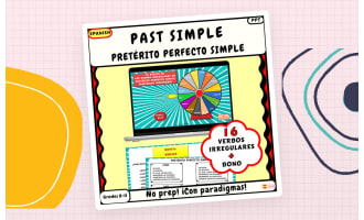 Spin to Conjugate: Spanish Irregular Verbs in Preterite La ruleta