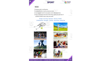 Sport Intermediate Lesson Plan