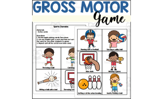 Sports Charades - A Sports Themed Gross Motor Game