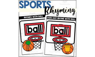 Sports Themed Rhyming Words